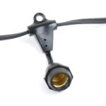 100' Suspended Black Commercial Grade Stringer 80 Intermediate (e17) Base Sockets