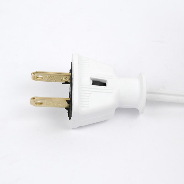 Heavy Duty White Male Plug