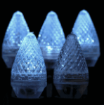 Twinkle Pure White C7 LED Replacement Bulbs 25 Pack