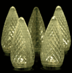 Twinkle Warm White C9 LED Replacement Bulbs 25 Pack