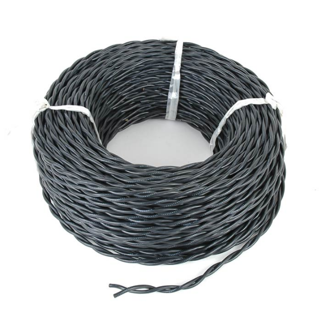 Black Twisted Wire 14 Gauge 250 Feet