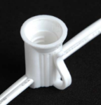 10 Amp C7 1000' Spool 12" Spacing White Wire