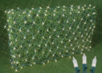 4' x 6' Pro-Grade Net Lights - Green Wire
