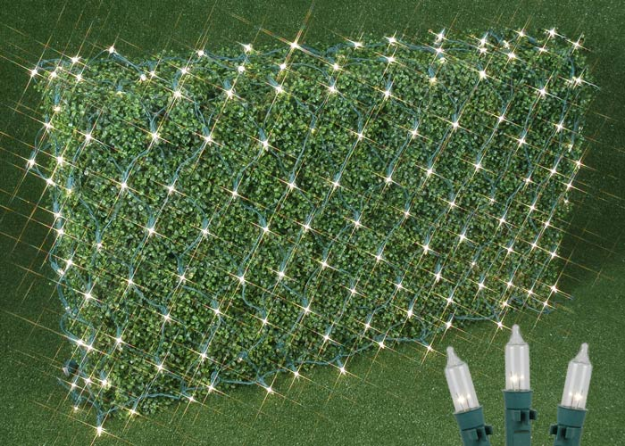 4' x 6' Pro-Grade Net Lights - Green Wire