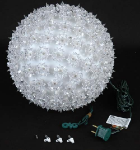 150 Light 10" Clear Twinkling Starlight Spheres