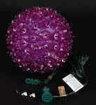 Purple 100 Light Starlight Sphere 7.5"