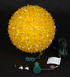Yellow 100 Light Starlight Sphere 7.5"