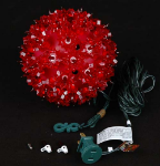 Red 50 Light Mini Starlight Sphere 6"