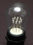 Pure White S14 LED Medium Base e26 Bulbs w/ 9 LEDs - 25pk