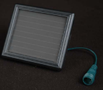 Warm White LED Solar Powered Lights 100 Light String Green Wire