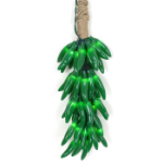 Green Chili Pepper Cluster Ristras 50 light