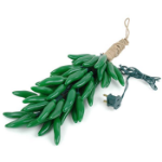 Green Chili Pepper Cluster Ristras 50 light