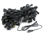 100' Suspended Black Commercial Grade Stringer 80 Intermediate (e17) Base Sockets