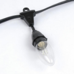 Assorted Smooth Glass C9 LED Bulbs - 25pk