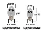 100' White Commercial Grade Stringer 80 Intermediate (e17) Base Sockets