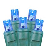 Blue LED Net Lights 4x6 Green Wire