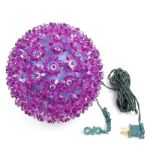 100 Purple LED 7.5" Sphere