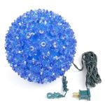 100 Blue LED 7.5" Sphere