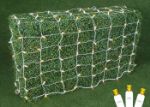Yellow LED Net Lights, White Wire 4x6