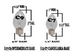 100' Brown Commercial Grade Stringer 100 Candelabra (e12) Base Sockets