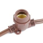 25' Brown Commercial Grade Stringer e17 Base Sockets
