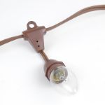 25' Suspended Brown Commercial Grade Stringer e17 Base Sockets