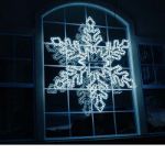 5' Fancy LED Snowflake Cool White