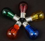 Multi S14 LED Medium Base e26 Bulbs w/ 9 LEDs - 5pk