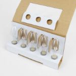 Pink Smooth Glass C9 LED Bulbs - 5pk