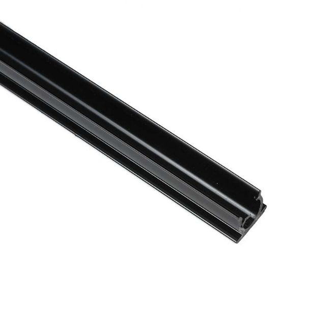 Black 4' Rope Light Track for 1/2 rope lights