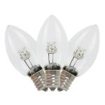 C7 - Warm White - Glass LED Replacement Bulbs - 25 Pack
