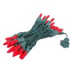 50 LED M8 Light Set - Red - Green Wire