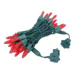 50 LED M8 Light Set - Red - Green Wire
