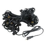 80 Clear G50 Commercial Grade Intermediate Base Light Set