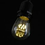 Warm White S14 LED Medium Base e26 Bulbs w/ 9 LEDs - 5pk