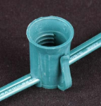 C9 200' Stringer 24" Spacing, 100 Sockets - Green Wire
