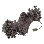 C7 200' Stringer 24" Spacing, 100 Sockets - Brown Wire