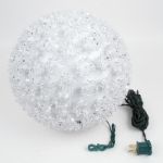 150 Twinkle LED 10" Sphere Pure White