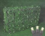 Warm White LED Net Lights 4x6 Black Wire