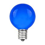 Blue Satin G50 7 Watt Replacement Bulbs 25 Pack Blue