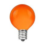 Amber Satin G50 7 Watt Replacement Bulbs 25 Pack