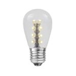 Warm White S14 LED Medium Base e26 Bulbs w/ 16 LEDs - 5pk