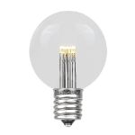 Warm White LED G50 Globe Bulbs - 5pk