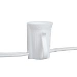 C9 1000' Spool 30" Spacing 8 Amp White Wire