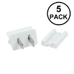 5 Pack Male Sockets White SPT-2