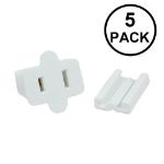 5 Pack Female Sockets White SPT-1
