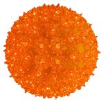 Amber/Orange 150 Light Starlight Sphere 10"