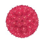 Pink 100 Light Starlight Sphere 7.5"