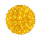 Yellow 100 Light Starlight Sphere 7.5"