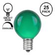 Green Satin G50 7 Watt Replacement Bulbs 25 Pack